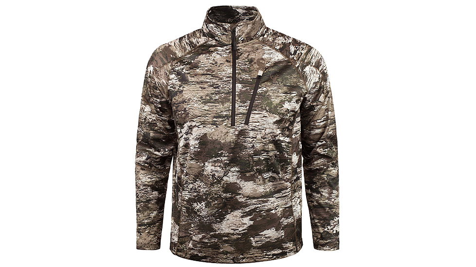 Huntworth Gadsden Light Weight Pique Knit 1/4 Zip Pullover - Men's, Tarnen, X-Large, E-9182-TRN-XL