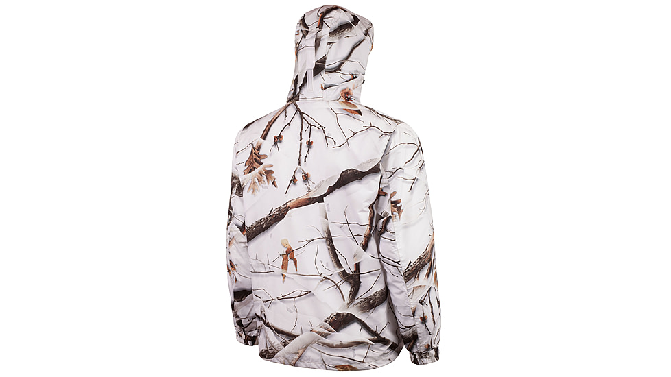Huntworth Ackley Light Weight Microfiber Waterproof Cover Up Jacket - Mens, Snow Camo Brown, 4XL, E-81702-SCB-4XL