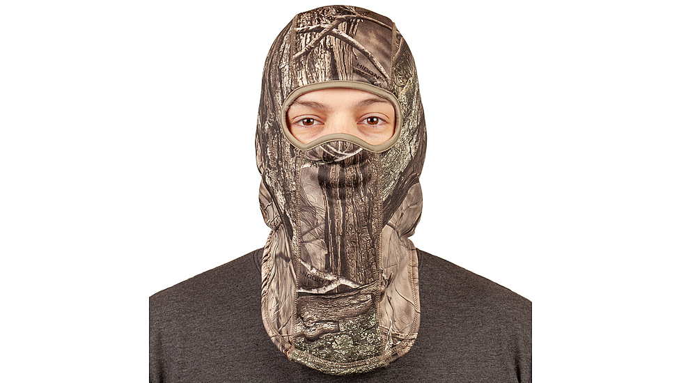 Huntworth Rawline Reversible Hunting Performance Fleece Balaclava - Mens, Hidden/Blaze, One Size, E-5517-HDN/BZ