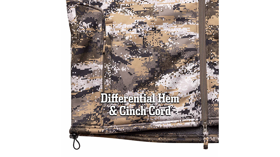 Huntworth Saskatoon Heat Boost Heavyweight Windproof Softshell Hunting Jacket - Mens, Disruption, 4XL, E-9542-DC-4XL