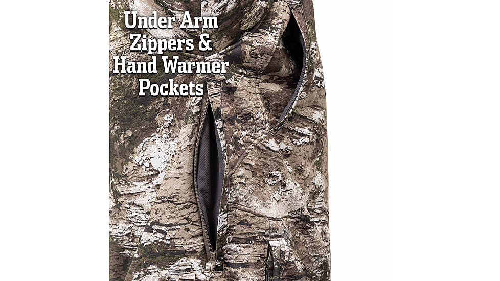 Huntworth Saskatoon Heat Boost Heavyweight Windproof Softshell Hunting Jacket - Mens, Tarnen, Extra Large, E-9542-TRN-XL