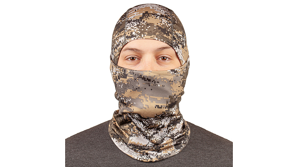 Huntworth Tenpeak Light Weight Unlined Pull Down Poly-Spandex Balaclava - Mens, Disruption, One Size, E-5665-21DC