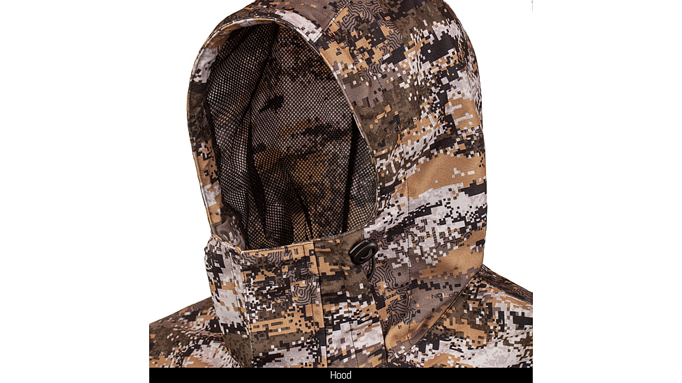 Huntworth Winsted Tricot Waterproof Rain Jacket, Mesh Lining - Men's, Disruption, 2X-Large, E-9371-DC-2XL