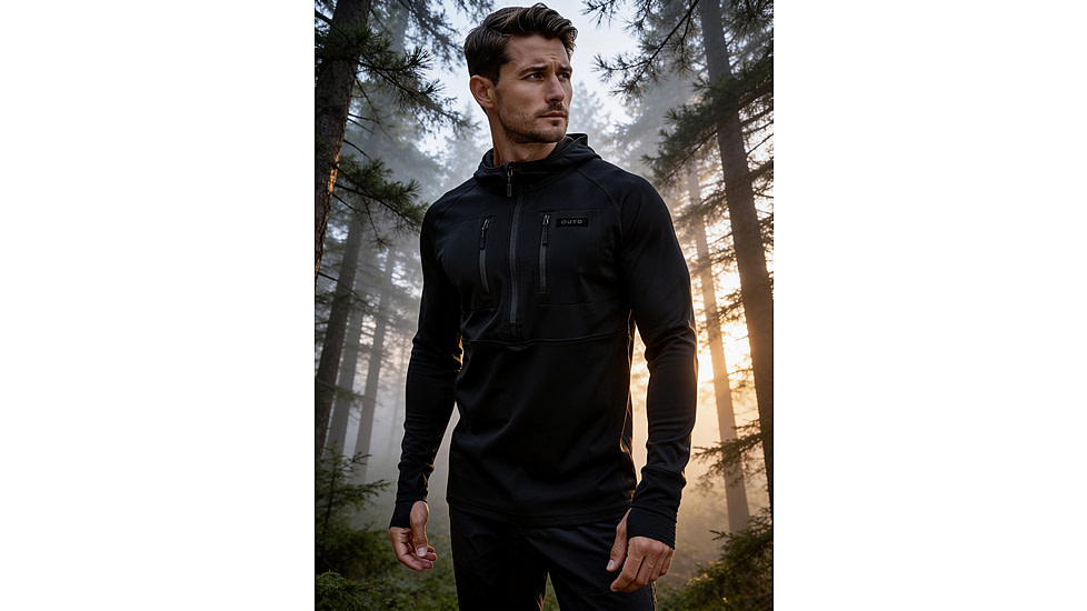 Huto Lifestyle Huto Lifestyle Synthetic Mid-Weight Hoodie/Base Layer