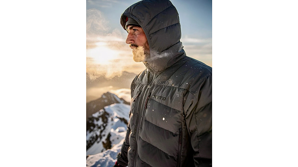 Huto Lifestyle Stalker Down Puffy Jacket, Grey, Small, STLKDWN-JCKT-GRY-S