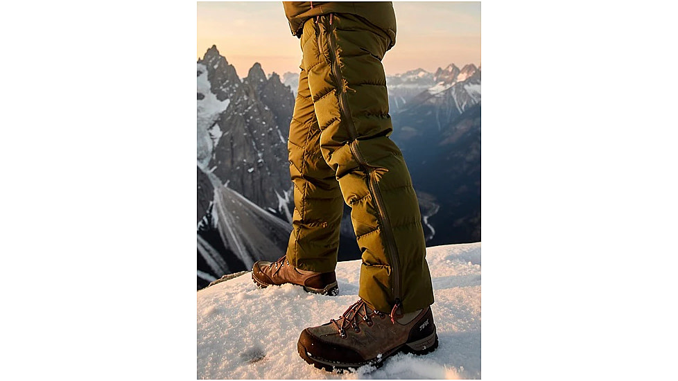 Huto Lifestyle Stalker Down Puffy Pants, Army Green, Large, STLKDWN-PNT-ARMGRN-L