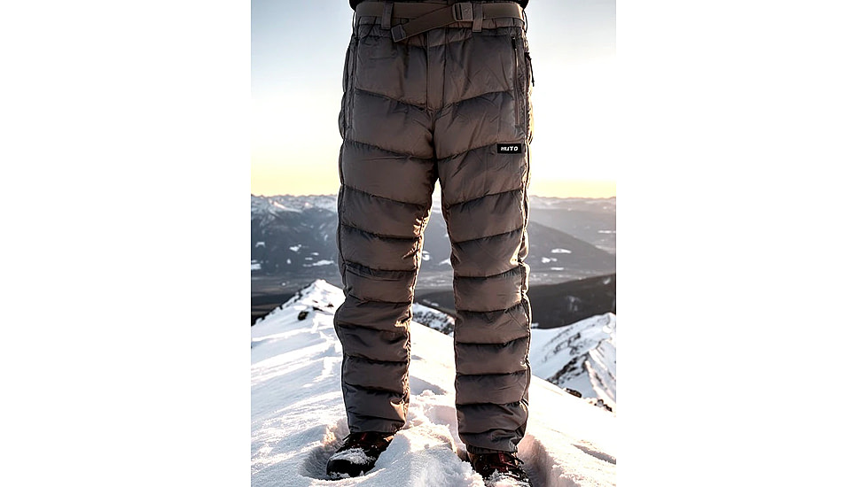 Huto Lifestyle Stalker Down Puffy Pants, Grey, 2XL, STLKDWN-PNT-GRY-XXL