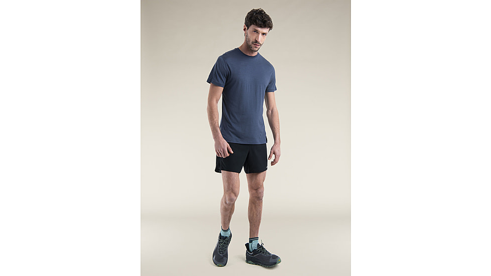 Icebreaker 150 MerinoFine Ace SS T-Shirt - Mens, Graphite, Small, IB0A56X8884S