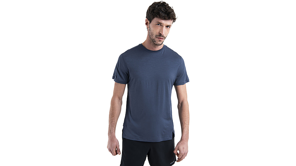 Icebreaker 150 MerinoFine Ace SS T-Shirt - Mens, Graphite, Small, IB0A56X8884S