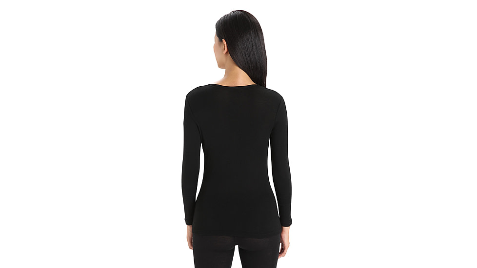 Icebreaker 175 Everyday Long Sleeve Crewe Thermal Top - Women's, Black, Extra Small, IB104471001XS