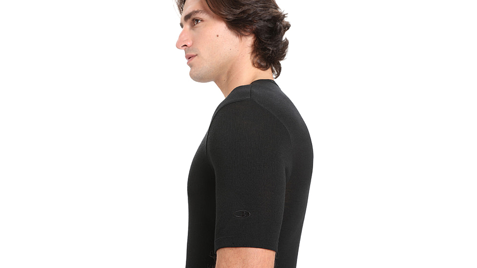 Icebreaker 175 Everyday Short Sleeve Crewe Thermal Top - Mens, Black, Medium, IB104482001M
