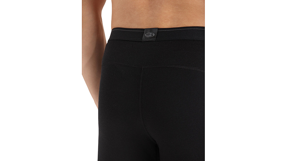 Icebreaker 200 Oasis Leggings w/ Fly - Mens, Black, Extra Small, IB104370001XS