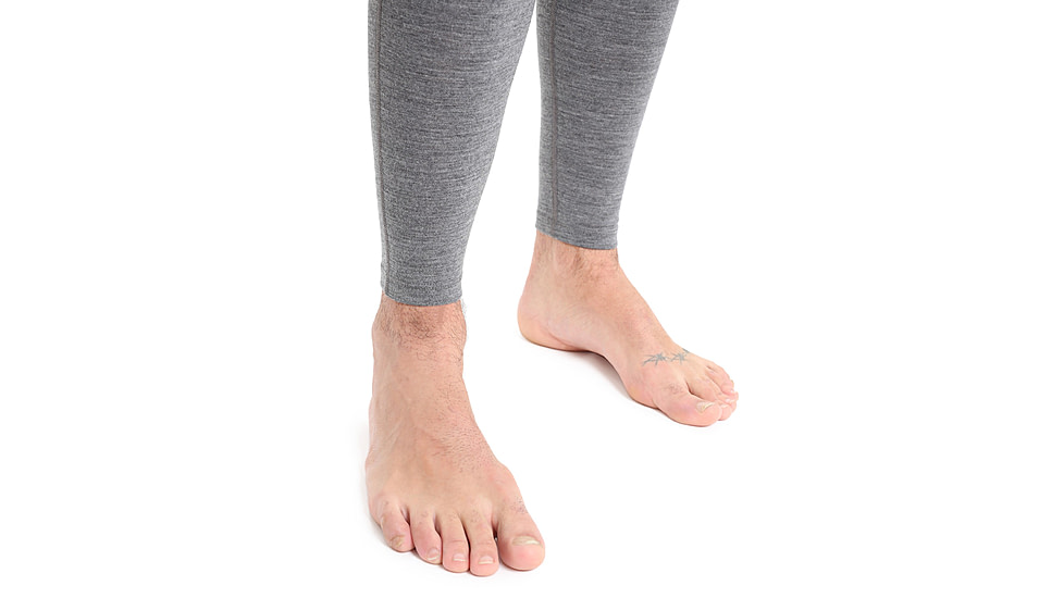 Icebreaker 200 Oasis Leggings w/ Fly - Mens, Gritstone Heather, 2XL, IB104370013XXL