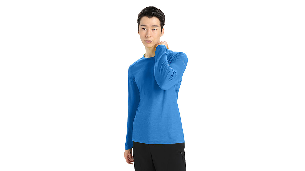 Icebreaker 200 Oasis Long Sleeve Crewe - Mens, Lazurite, Large, IB104365580L