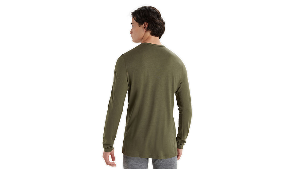 Icebreaker 200 Oasis Long Sleeve Crewe - Men's, Loden, Extra Small, IB104365069XS
