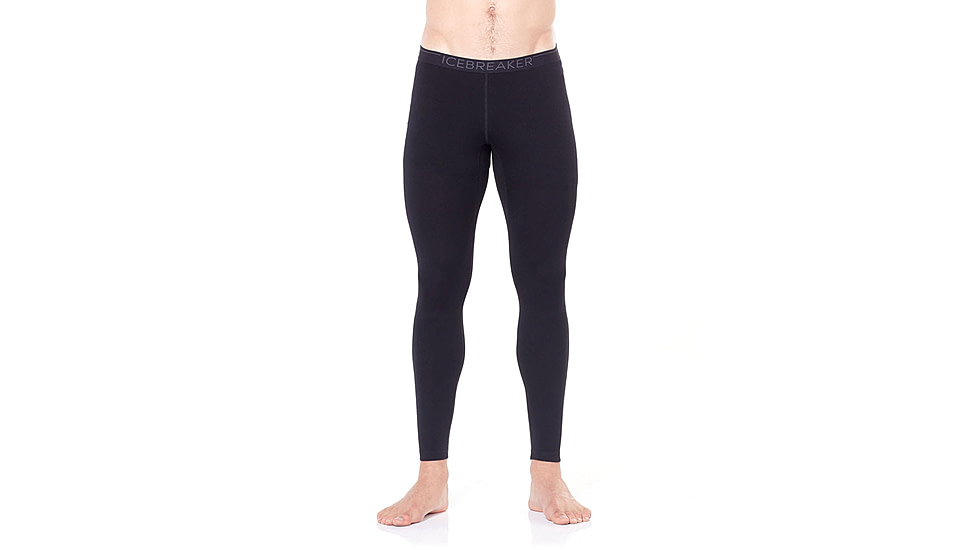 Icebreaker 260 Tech Leggings w Fly - Mens, Black, Small, 104374001S