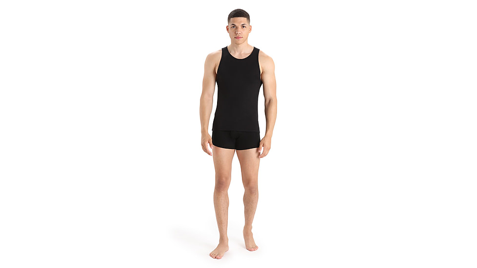 Icebreaker Anatomica Tank Top - Mens, Black, Extra Small, IB103034001XS