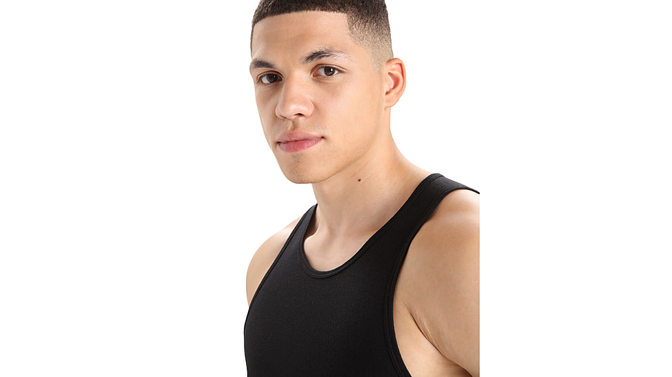 Icebreaker Anatomica Tank Top - Mens, Black, Extra Small, IB103034001XS