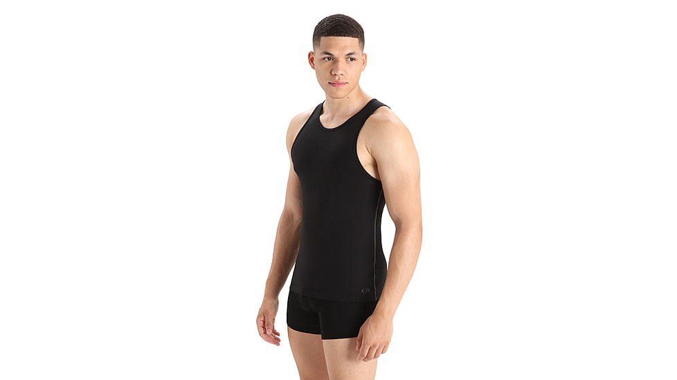 Icebreaker Anatomica Tank Top - Men's, Black, Extra Small, IB103034001XS
