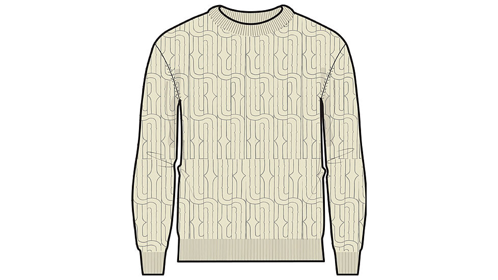 Icebreaker Cable Knit Crewe Sweater - Men's, Undyed, Extra Large, IB0A56S5000XL