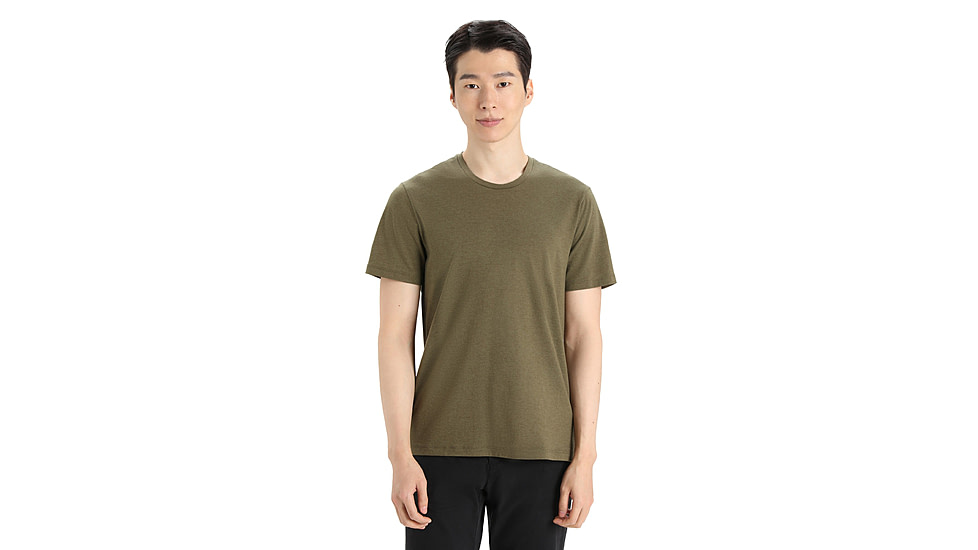 Icebreaker Central Classic Short Sleeve T-Shirt - Mens, Loden, Medium, IB0A56JX069M