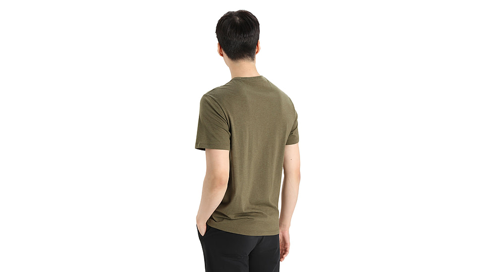 Icebreaker Central Classic Short Sleeve T-Shirt - Mens, Loden, Medium, IB0A56JX069M