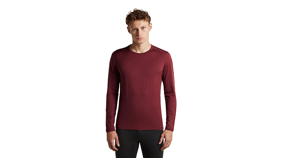 Icebreaker Merino 200 Oasis Long Sleeve Crewe Thermal Top - Mens