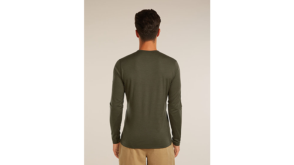 Icebreaker Merino 200 Oasis Long Sleeve Crewe Thermal Top - Mens