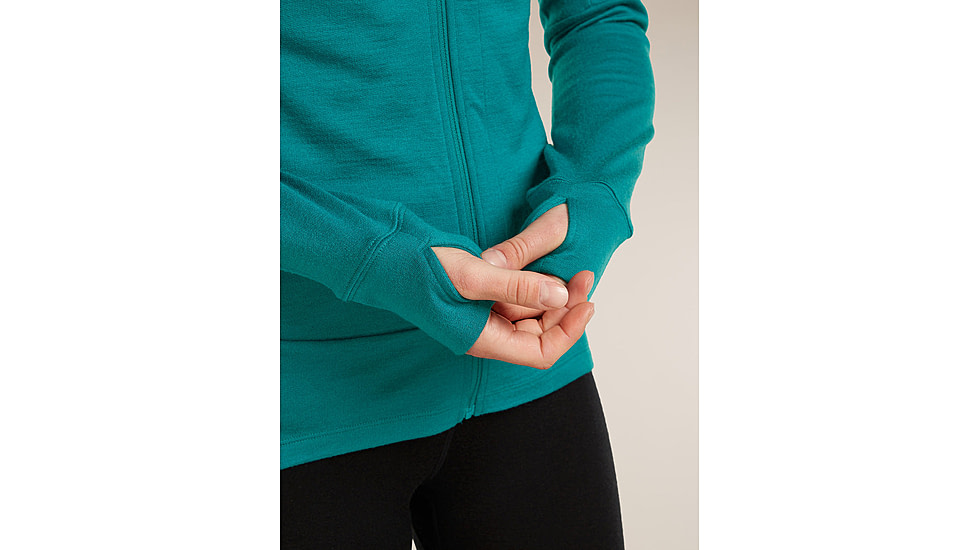 Icebreaker Merino 260 Quantum Long Sleeve Zip Hoodie - Womens