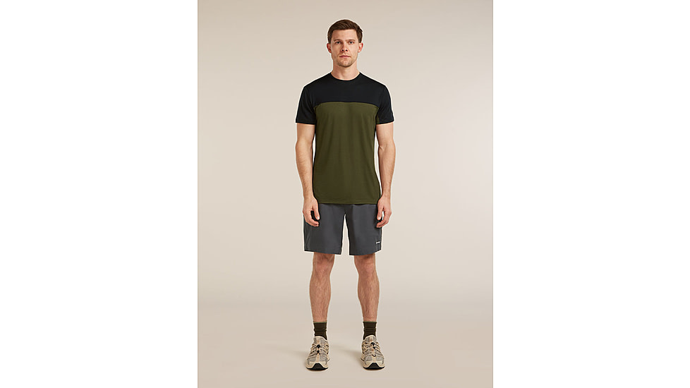 Icebreaker Merino Blend 125 Cool-Lite Sphere Short Sleeve T-Shirt Colour Block - Mens