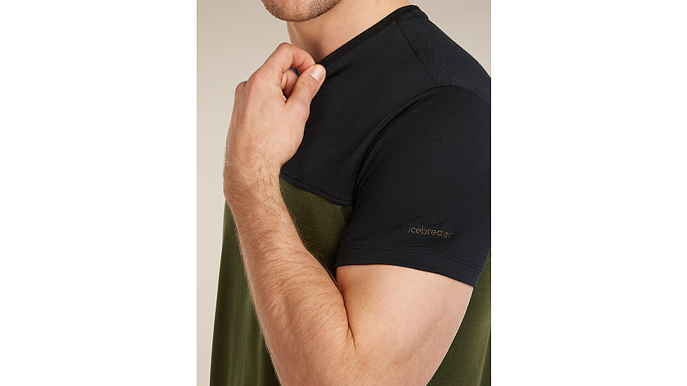 Icebreaker Merino Blend 125 Cool-Lite Sphere Short Sleeve T-Shirt Colour Block - Mens
