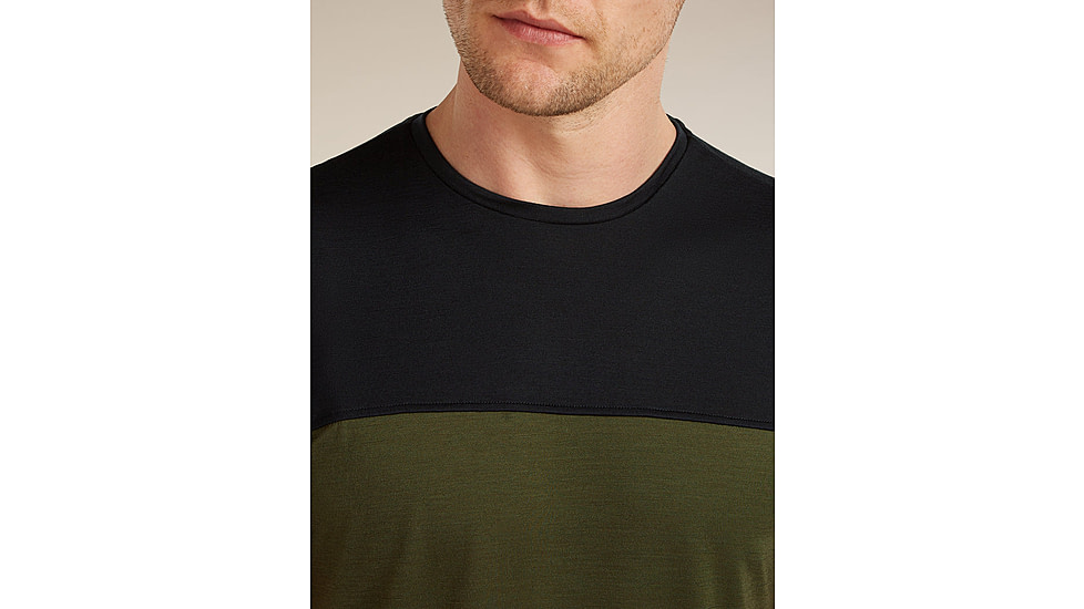 Icebreaker Merino Blend 125 Cool-Lite Sphere Short Sleeve T-Shirt Colour Block - Mens