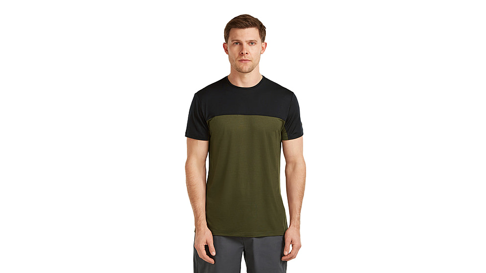 Icebreaker Merino Blend 125 Cool-Lite Sphere Short Sleeve T-Shirt Colour Block - Mens