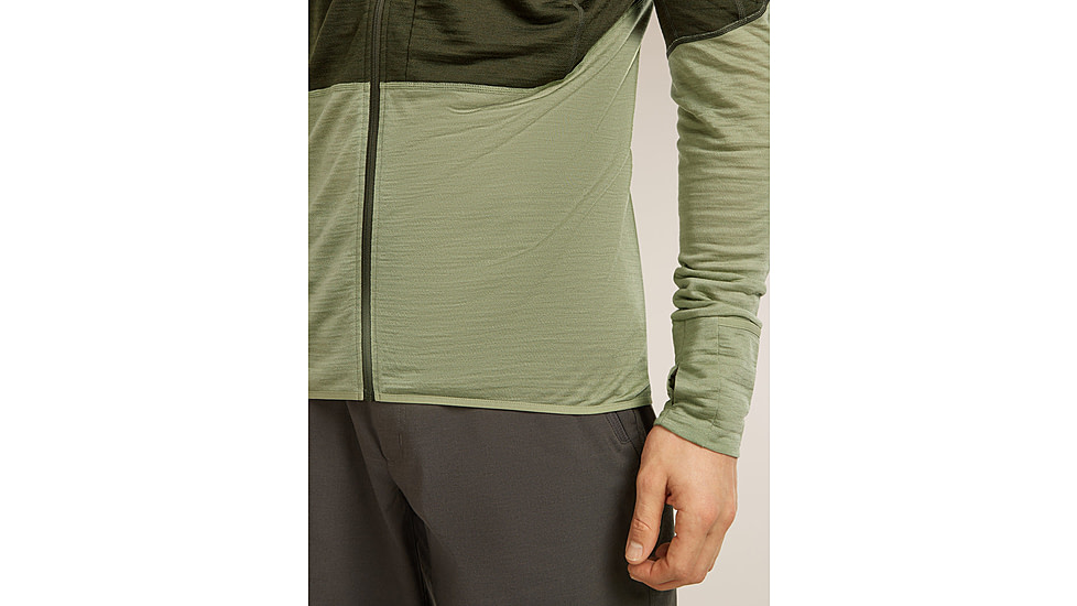 Icebreaker Merino Blend 200 RealFleece Descender Long Sleeve Zip Hoodie - Mens