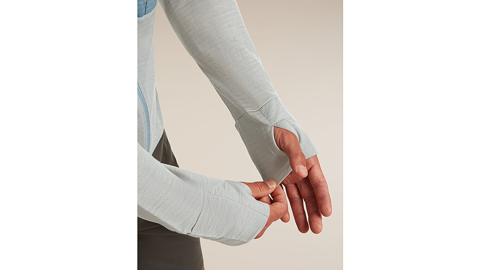 Icebreaker Merino Blend 200 RealFleece Descender Long Sleeve Zip Hoodie - Mens