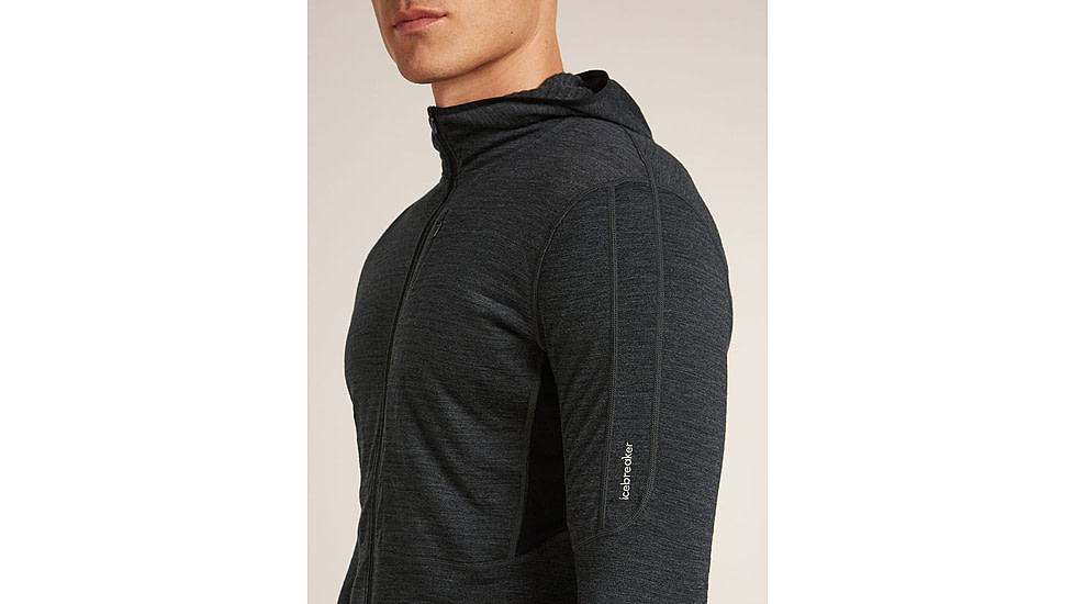 Icebreaker Merino Blend 200 RealFleece Descender Long Sleeve Zip Hoodie - Mens