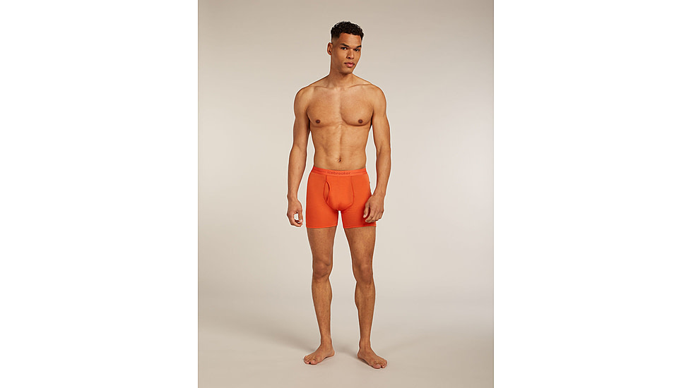 Icebreaker Merino 150 Anatomica Boxers wFly - Mens, Fervid, Large, IB1030300GTL