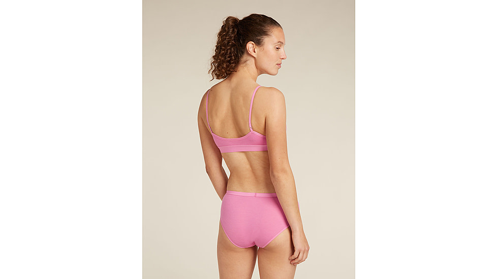 Icebreaker Merino 150 Siren Bra w/ Inserts - Women's, Pop, Extra Small, IB1047080A8XS