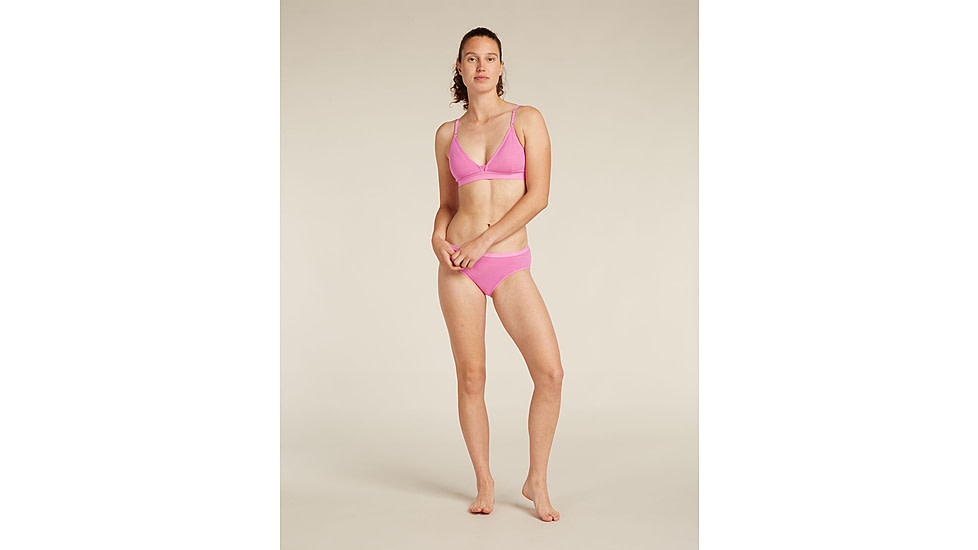 Icebreaker Merino 150 Siren Bra w/ Inserts - Womens, Pop, Extra Small, IB1047080A8XS