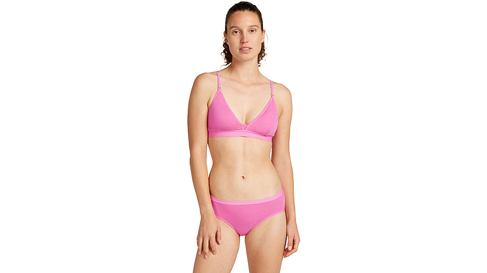 Icebreaker Merino 150 Siren Bra w/ Inserts - Womens, Pop, Extra Small, IB1047080A8XS