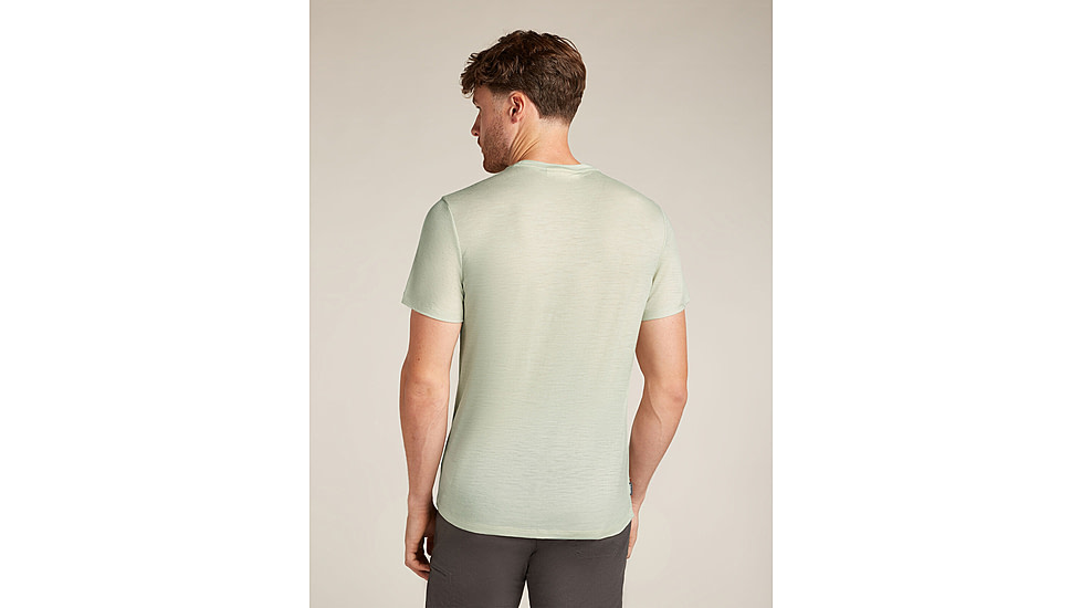 Icebreaker Merino 150 Tech Lite SS T-Shirt Cosy Camper - Mens, Ashen, 2XL, IB0A576E01TXXL