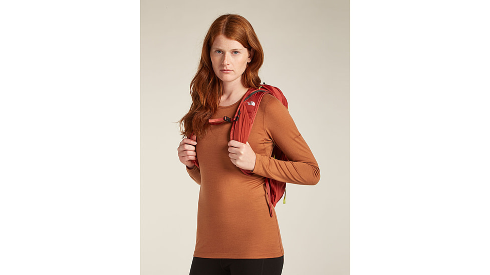 Icebreaker Merino 200 Oasis LS Crewe - Womens, Dusty Clay, Extra Large, IB1043750B0XL