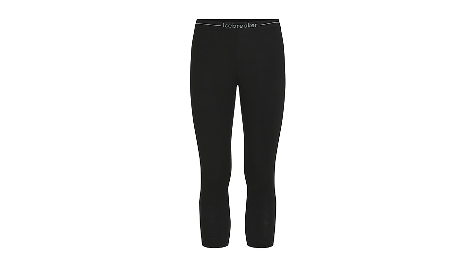 Icebreaker Merino 200 ZoneKnit 3/4 Leggings - Mens, Black, Extra Large, IB0A56QR001XL