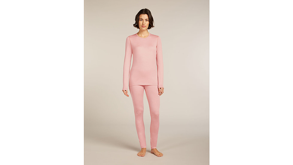 Icebreaker Merino 260 Tech Leggings - Womens, Blush, Medium, IB1043920GUM