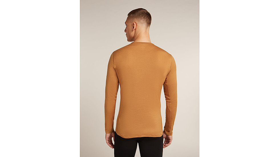 Icebreaker Merino 260 Tech Long Sleeve Crew Thermal Top - Mens, Trail, Large, IB1043710GRL