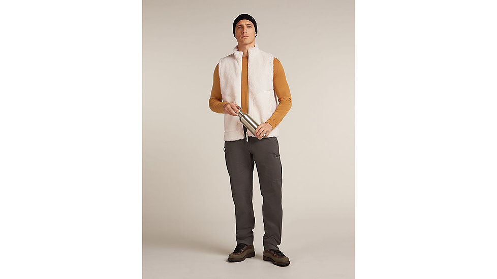 Icebreaker Merino 260 Tech Long Sleeve Crew Thermal Top - Mens, Trail, Large, IB1043710GRL