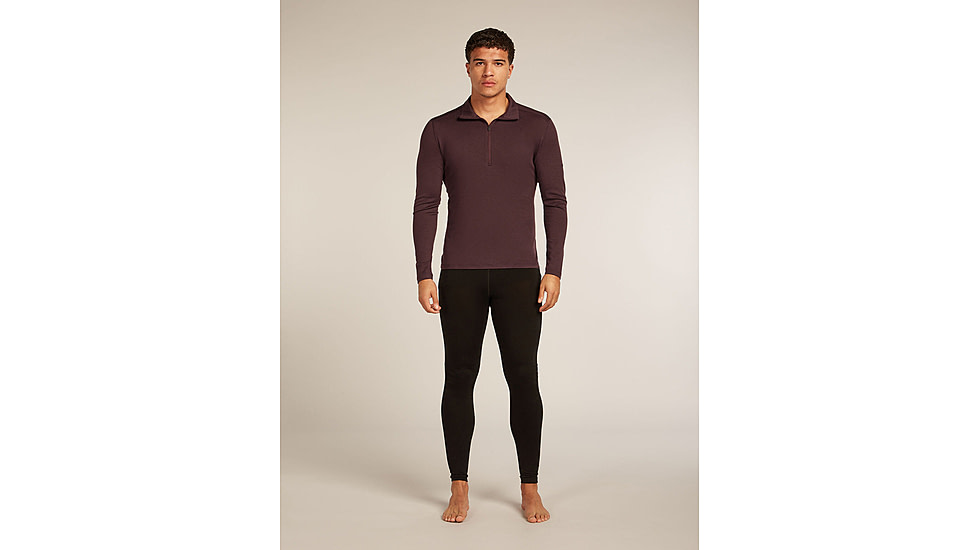 Icebreaker Merino 260 Tech Long Sleeve Half Zip Thermal Top - Mens, Java, Large, IBB043720GWL
