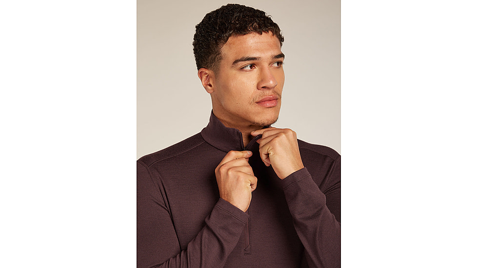 Icebreaker Merino 260 Tech Long Sleeve Half Zip Thermal Top - Mens, Java, Large, IBB043720GWL