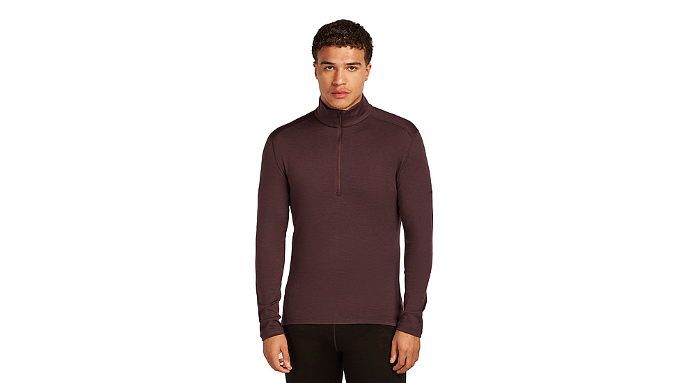 Icebreaker Merino 260 Tech Long Sleeve Half Zip Thermal Top - Mens, Java, Large, IBB043720GWL