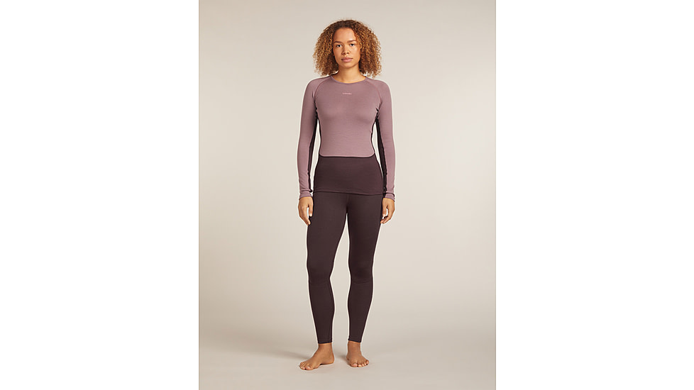 Icebreaker Merino 260 ZoneKnit Leggings - Womens, Java, Medium, IB0A56HJ0GWM